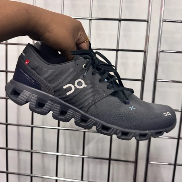 On Running Men's On Cloud X 3 Charcoal Athletic Shoes size 10.5M - Picture 7 of 10